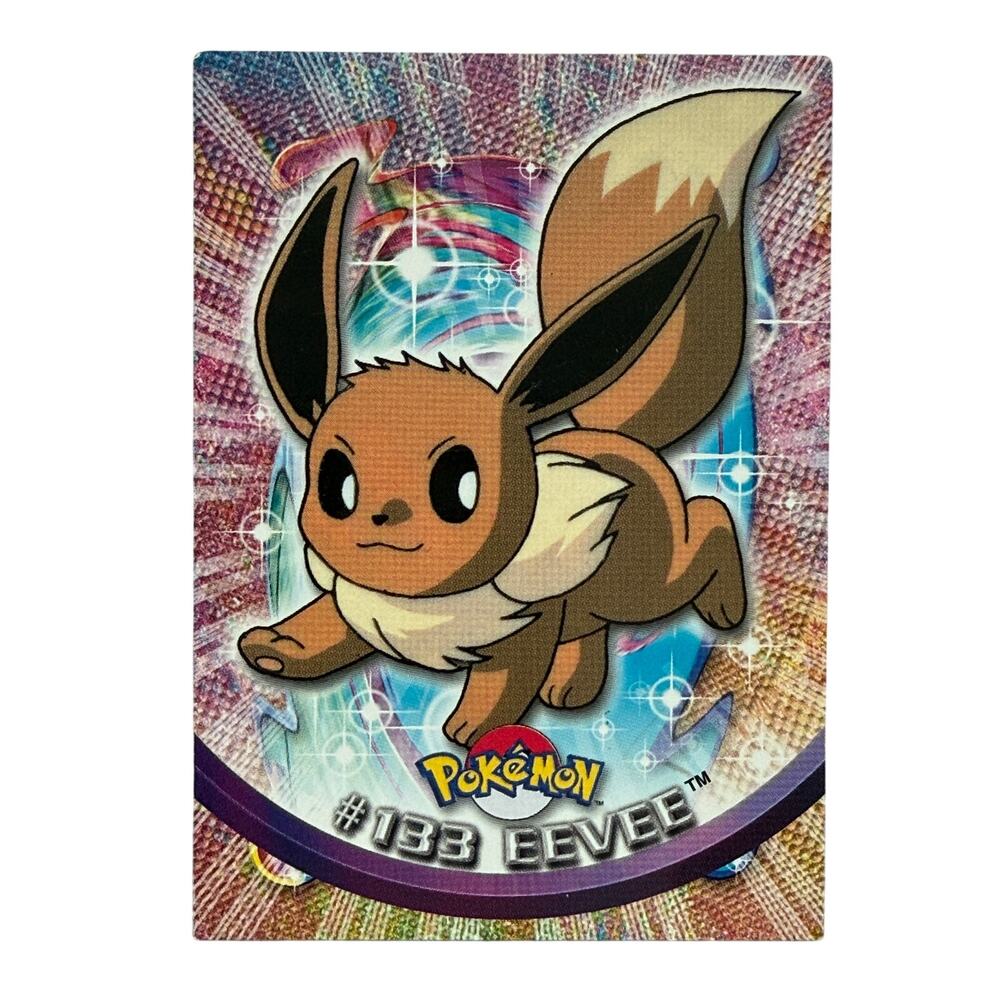 Pokémon Topps Eevee #133 Pokémon 2000 TV Animation Edition Non Holo Card LP+